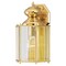 Westinghouse Fixture Wall Outdoor 100W Lantern Plshd Brs Stl Clear Beveled Glass Panels 6685300 - alternate 1